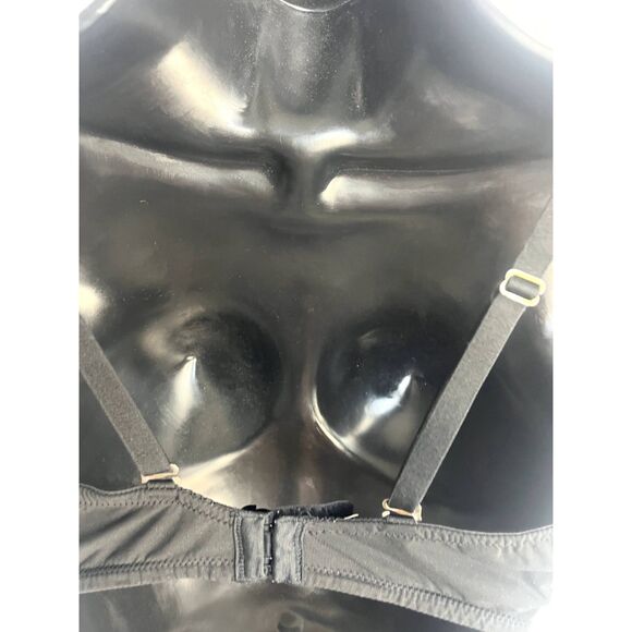 Natori Black Lace Balconette Bra Size 34DDD Sexy Lingerie Romantic Classy - Picture 7 of 11